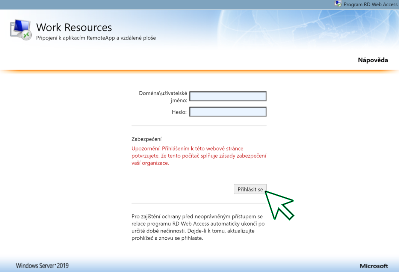 TAS Postupy navody RDS - nastaveni pipojeni RDS - vice uivatelskych ut - vytvoeni zastupcimage-20211005-081525.png