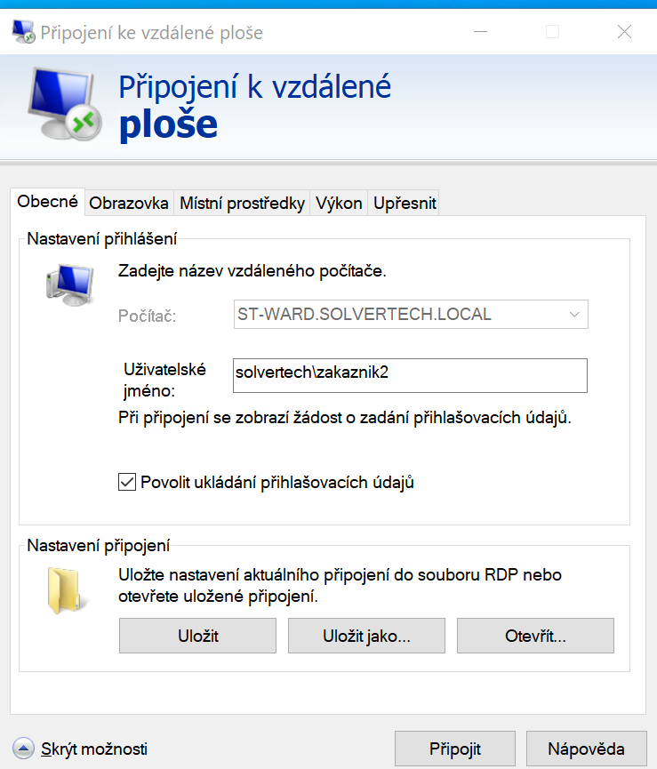 TAS Postupy navody RDS - nastaveni pipojeni RDS - vice uivatelskych ut - vytvoeni zastupcimage-20211005-092158.png
