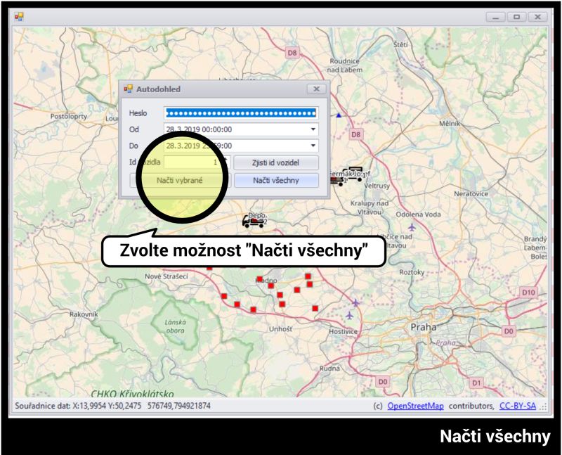 TAS Pokroile Pluginy Sledovani vozidel Nahrani udaj z GPS sledovani do TashiNacti vsechny Kladno.jpg
